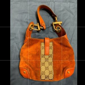 Gucci suede purse